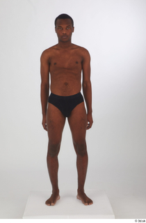 Kavan black briefs standing underwear whole body 0016.jpg